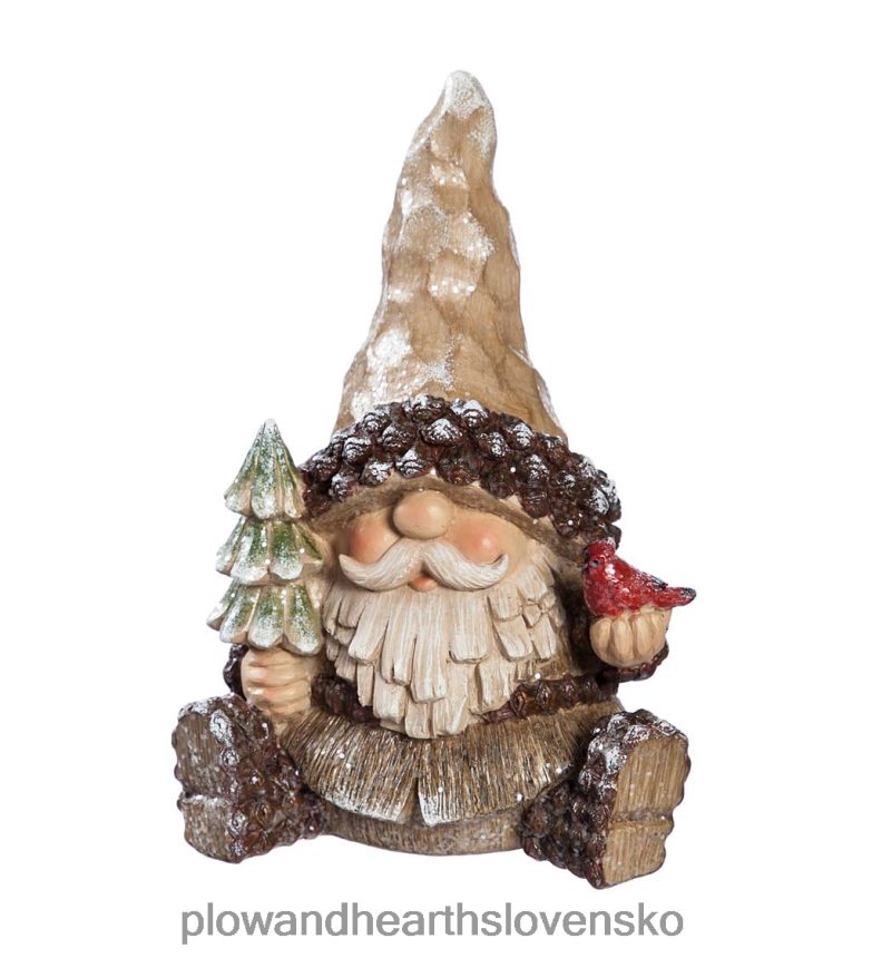 Plow & Hearth Lesní prázdninoví trpaslíci, sada 2 kusov 6P208P514 dvor a záhrada