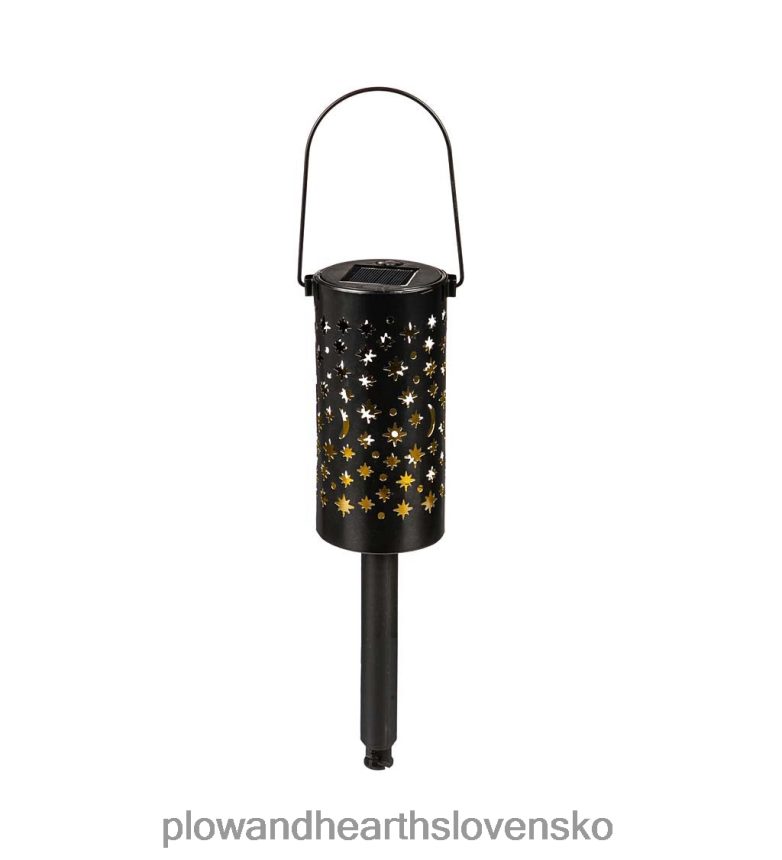 Plow & Hearth nebeské slnečné LED cestné svetlá s tieňom, sada 6 kusov 6P208P462 dvor a záhrada