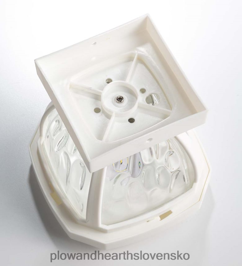 Plow & Hearth zvlnené sklenené solárne svietidlá, sada 2 ks - medené 6P208P474 dvor a záhrada