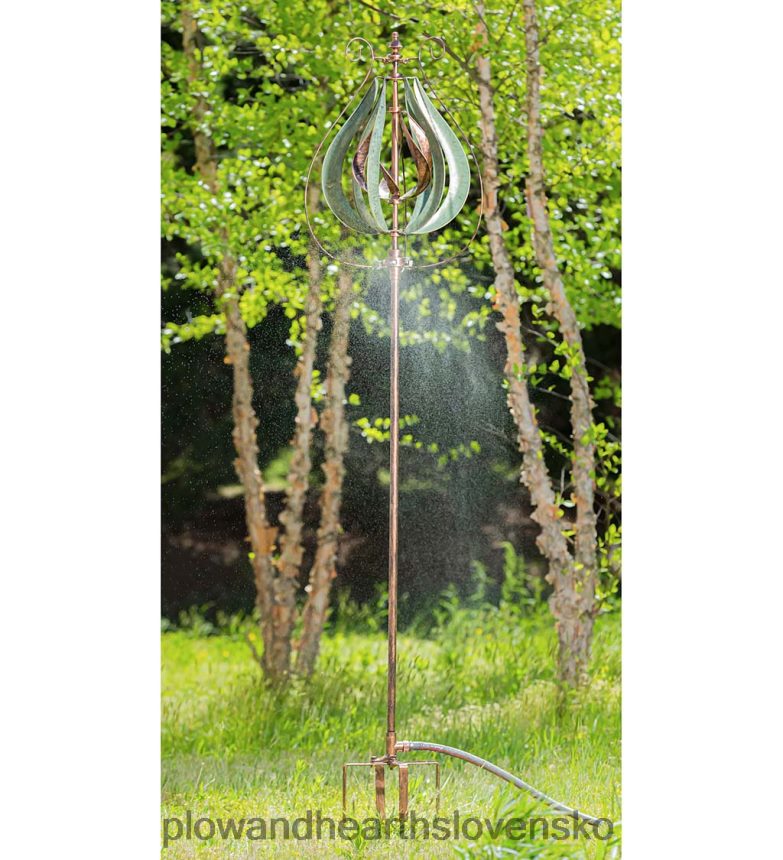 Plow & Hearth hmlový tulipán veterná vrtuľa - meď a meď 6P208P253 dvor a záhrada