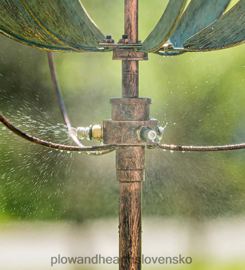 Plow & Hearth hmlový tulipán veterná vrtuľa - meď a meď 6P208P253 dvor a záhrada