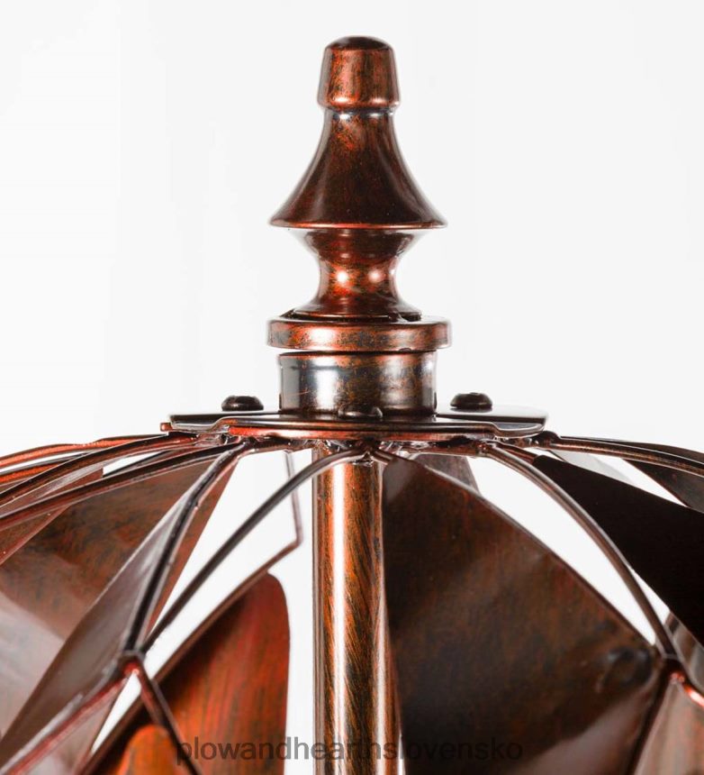 Plow & Hearth veterná vrtuľa harlekýn - medená 6P208P62 dvor a záhrada