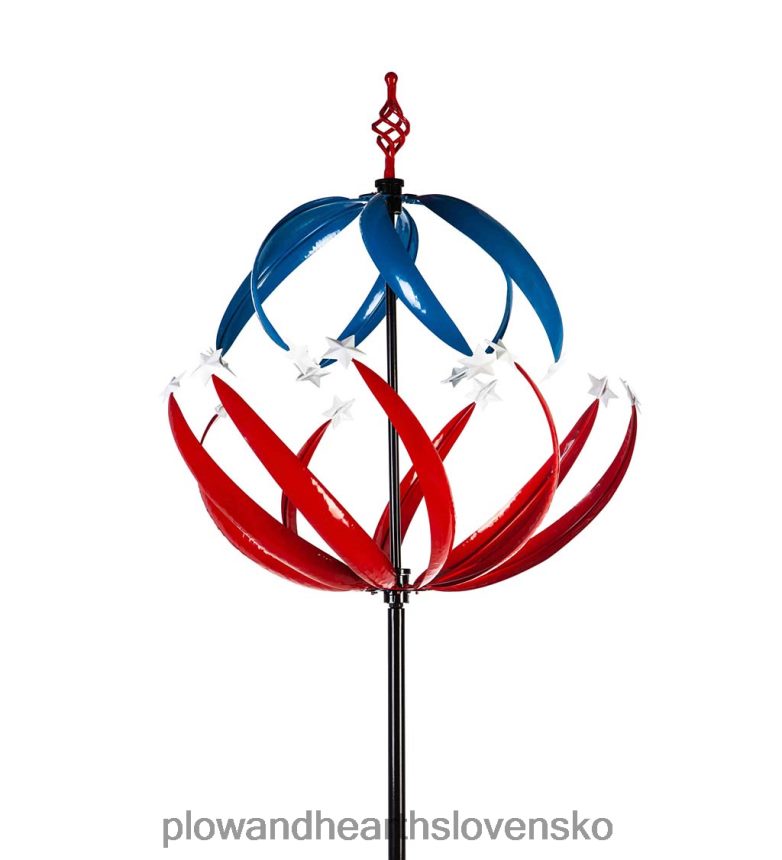 Plow & Hearth vlastenecké hviezdy veterná vrtuľa 6P208P372 dvor a záhrada