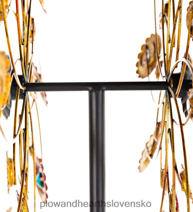 Plow & Hearth zlatá slniečka kovová veterná vrtuľa 6P208P239 dvor a záhrada