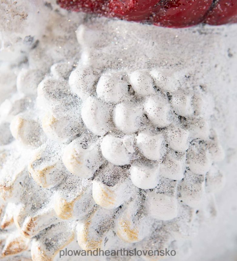 Plow & Hearth akcenty sviatočných vtákov, sada 2 kusov 6P208P16 dvor a záhrada