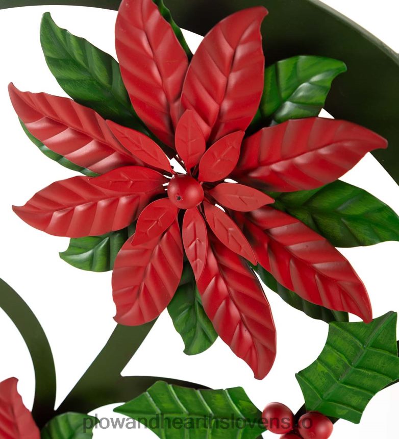 Plow & Hearth vianočná hviezda a kardinálna kovová záhradná mreža 6P208P8 dvor a záhrada