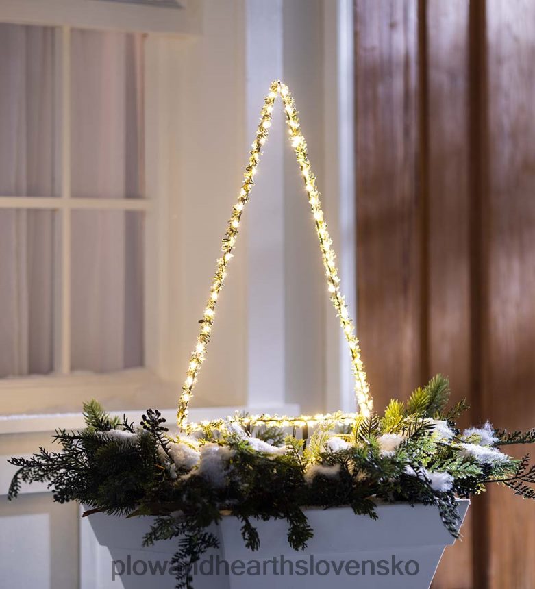 Plow & Hearth vnútorný/vonkajší elektrický osvetlený 18