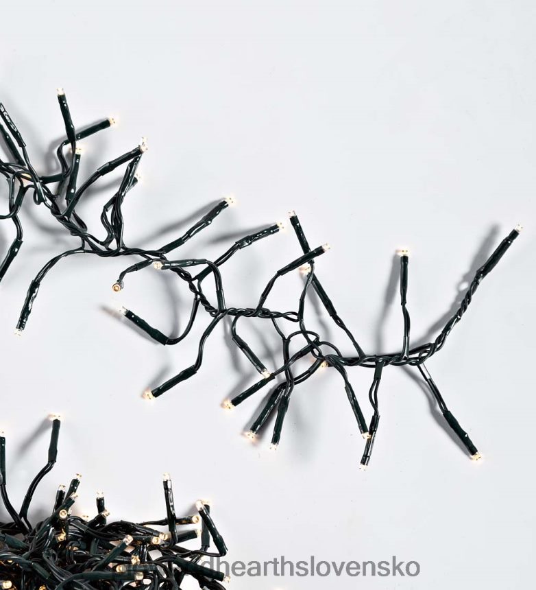 Plow & Hearth vnútorné/vonkajšie elektrické skupinové svetlá so 768 teplými bielymi LED diódami; 19'l 6P208P34 dvor a záhrada