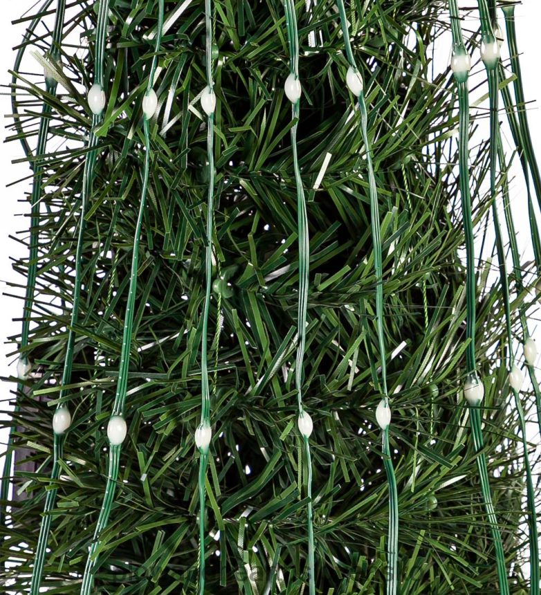 Plow & Hearth vnútorný/vonkajší vianočný stromček s viacfarebnými svetlami, 71