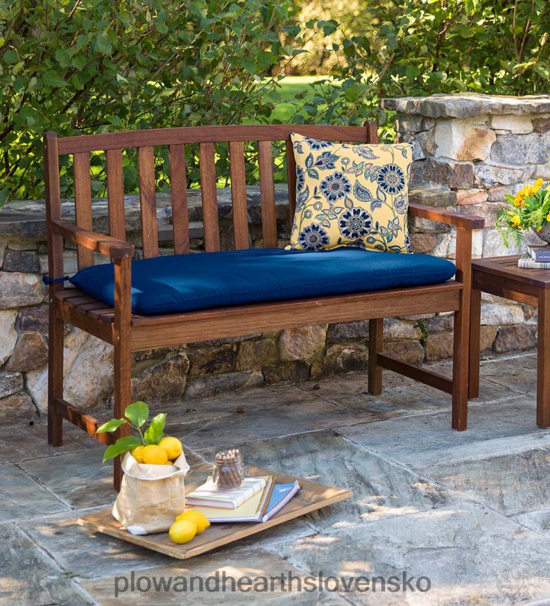 Plow & Hearth Lavička z eukalyptového dreva lancaster - prírodná 6P208P491 dvor a záhrada