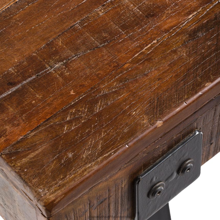 Plow & Hearth Richland vnútorná / vonkajšia lavica z recyklovaného dreva 6P208P485 dvor a záhrada