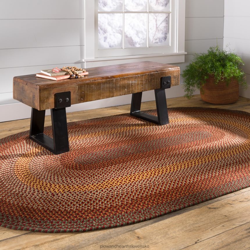 Plow & Hearth Richland vnútorná / vonkajšia lavica z recyklovaného dreva 6P208P485 dvor a záhrada