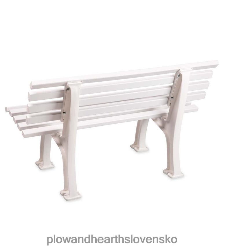 Plow & Hearth malá 2-miestna záhradná lavička z PVC odolná voči poveternostným vplyvom - zelená 6P208P494 dvor a záhrada