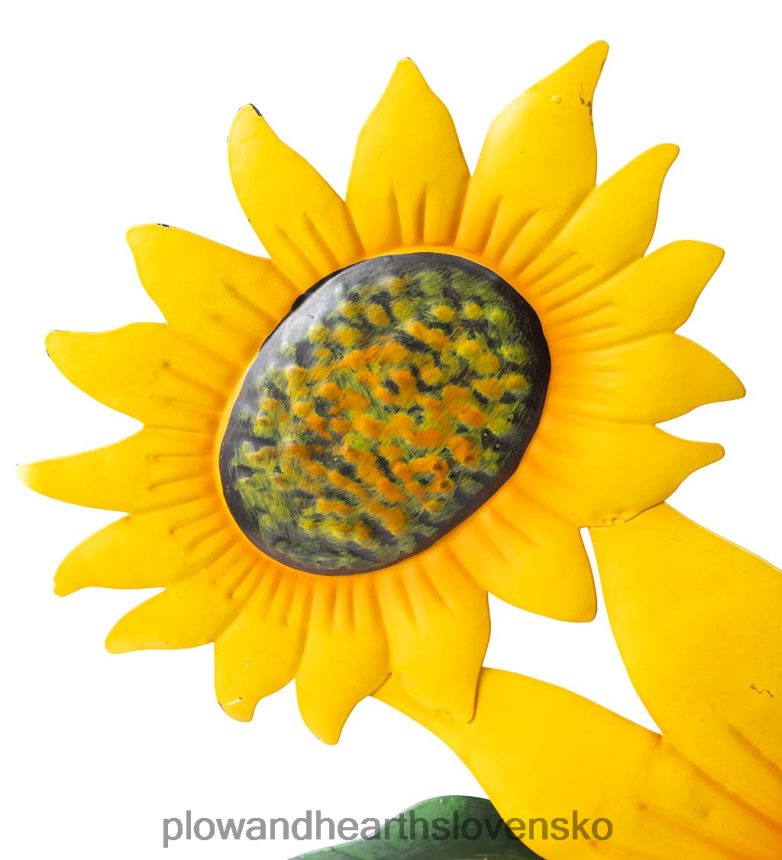 Plow & Hearth kovový kolík slnečnice, tekvice a tekvice 6P208P327 dvor a záhrada