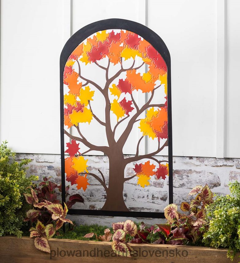 Plow & Hearth kovové padacie listy záhradná mreža 6P208P438 dvor a záhrada