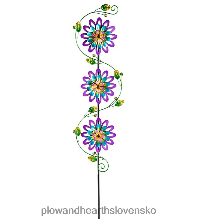 Plow & Hearth točiace sa fialky záhradný kôl 6P208P269 dvor a záhrada