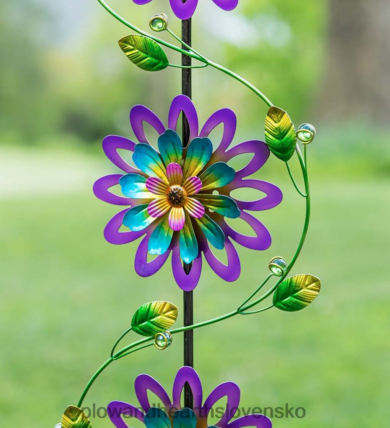 Plow & Hearth točiace sa fialky záhradný kôl 6P208P269 dvor a záhrada