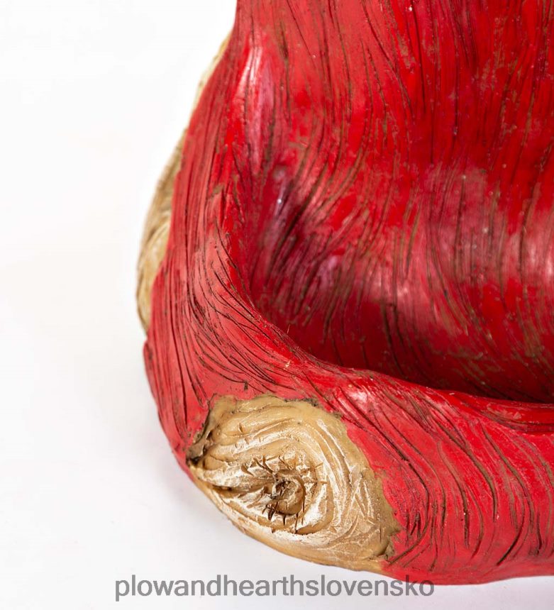 Plow & Hearth socha santa vtáčieho kŕmidla za každého počasia 6P208P106 dvor a záhrada