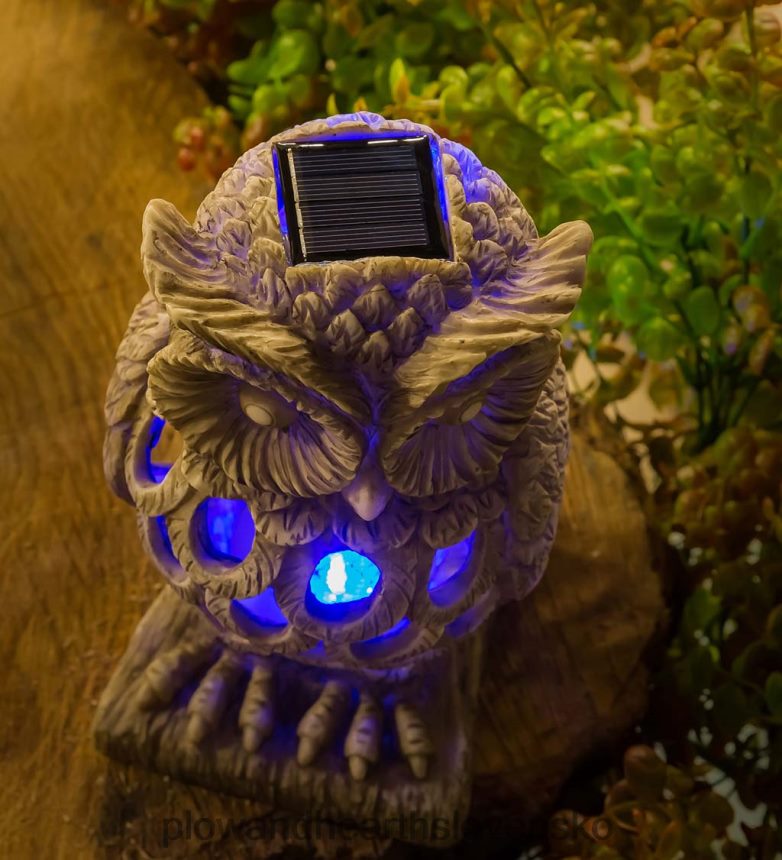 Plow & Hearth solar bug zapper záhradná socha - škriatok 6P208P227 dvor a záhrada