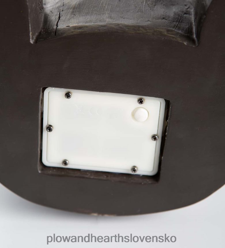 Plow & Hearth vnútorná/vonkajšia osvetlená socha čierneho medveďa a medovníka 6P208P297 dvor a záhrada