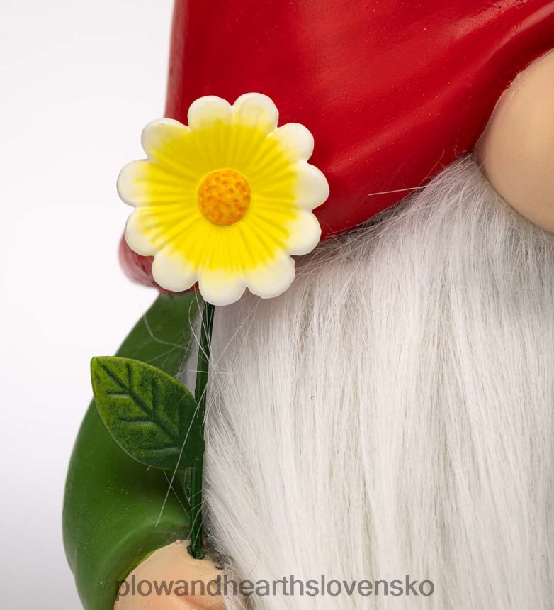 Plow & Hearth vnútorná/vonkajšia socha trpaslíka lienky 6P208P190 dvor a záhrada