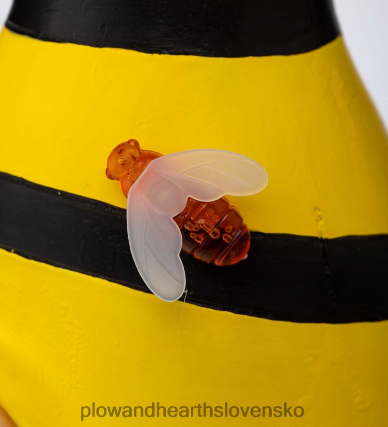 Plow & Hearth vnútorná/vonkajšia socha včelieho trpaslíka 6P208P167 dvor a záhrada