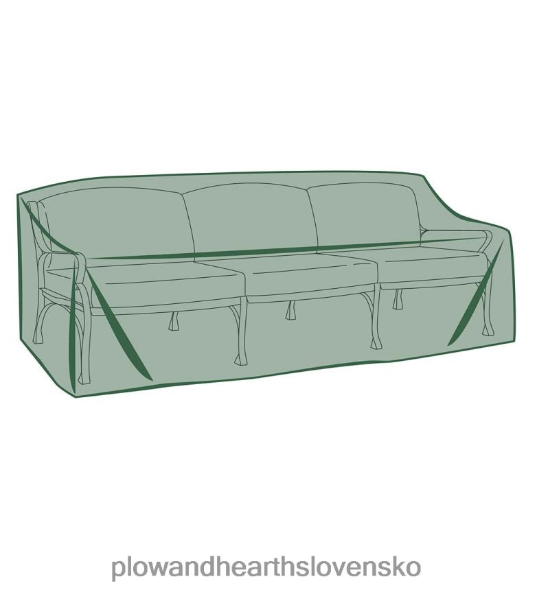 Plow & Hearth klasický poťah na hlbokú pohovku - zelený 6P208P1066 dvor a záhrada