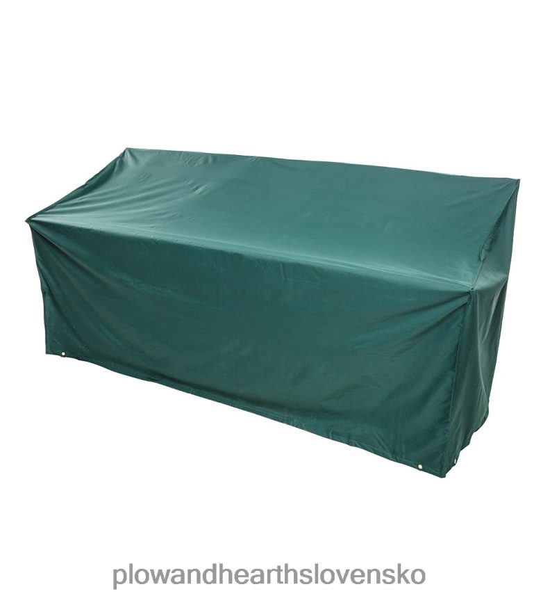 Plow & Hearth klasický vonkajší poťah na lavičku do každého počasia - zelený 6P208P1049 dvor a záhrada