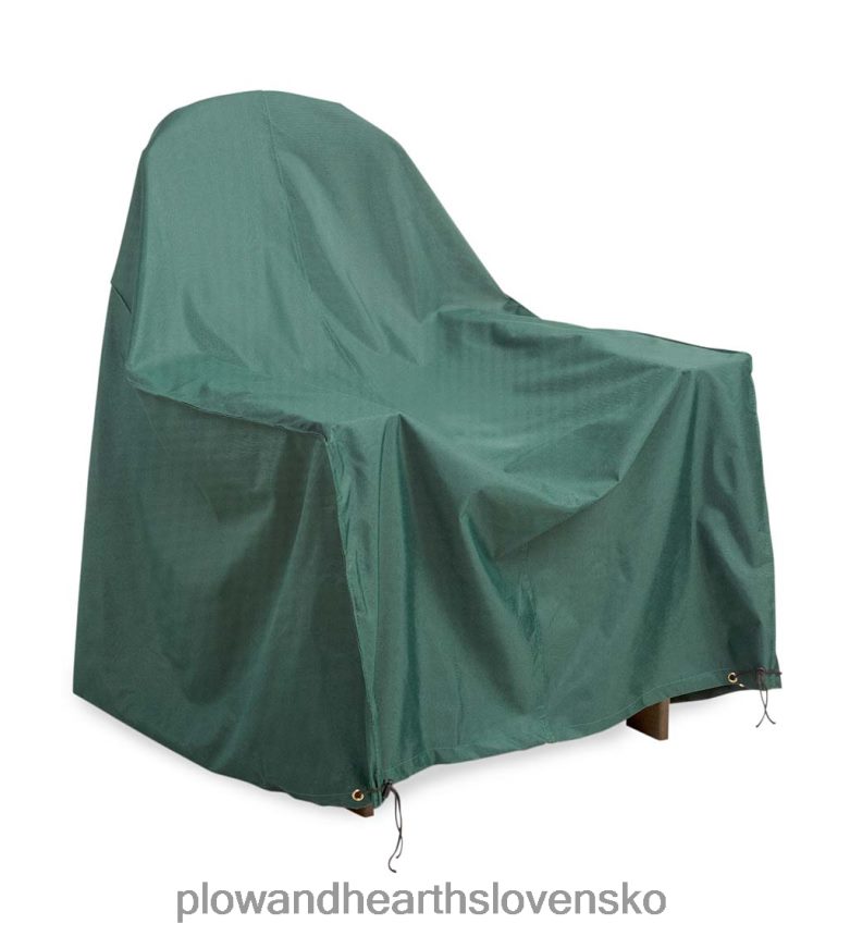 Plow & Hearth klasický vonkajší poťah na stoličku adirondack - zelený 6P208P1030 dvor a záhrada