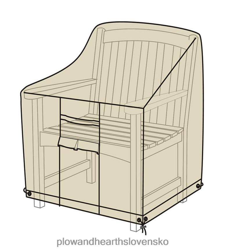 Plow & Hearth luxusný poťah na kreslo - tan 6P208P1022 dvor a záhrada