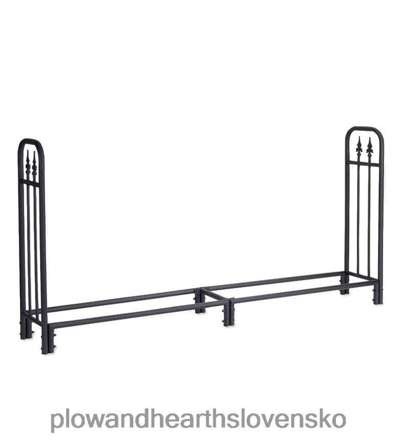 Plow & Hearth odolný oceľový drevený regál s konečným dizajnom 6P208P1003 dvor a záhrada