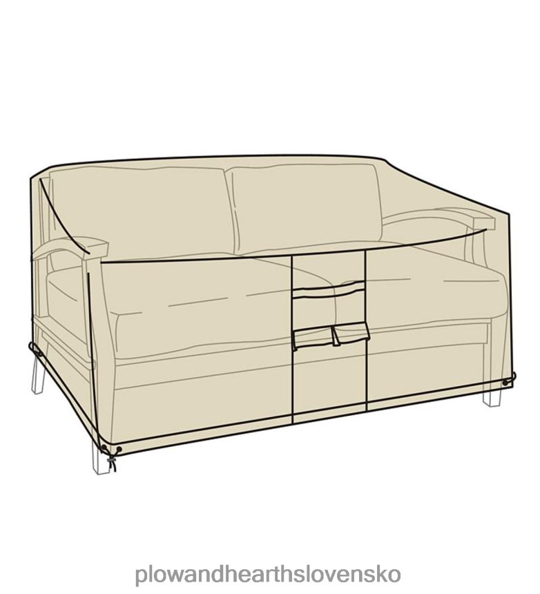 Plow & Hearth poťah na sedačku deluxe love - tan 6P208P1021 dvor a záhrada