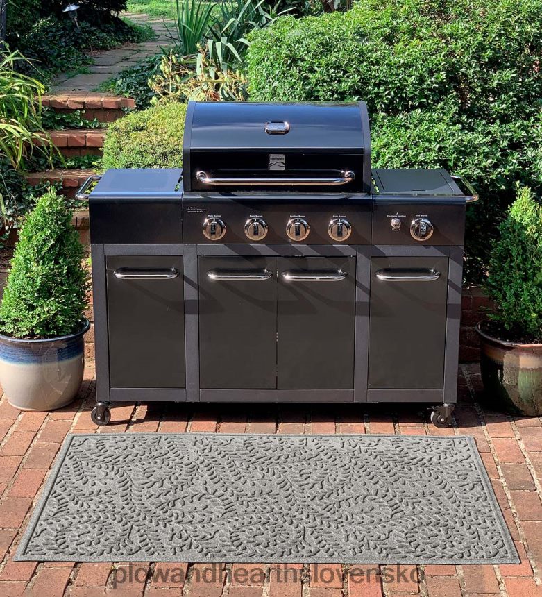 Plow & Hearth podložka na gril z buxusu vodná - bordó 6P208P1069 dvor a záhrada