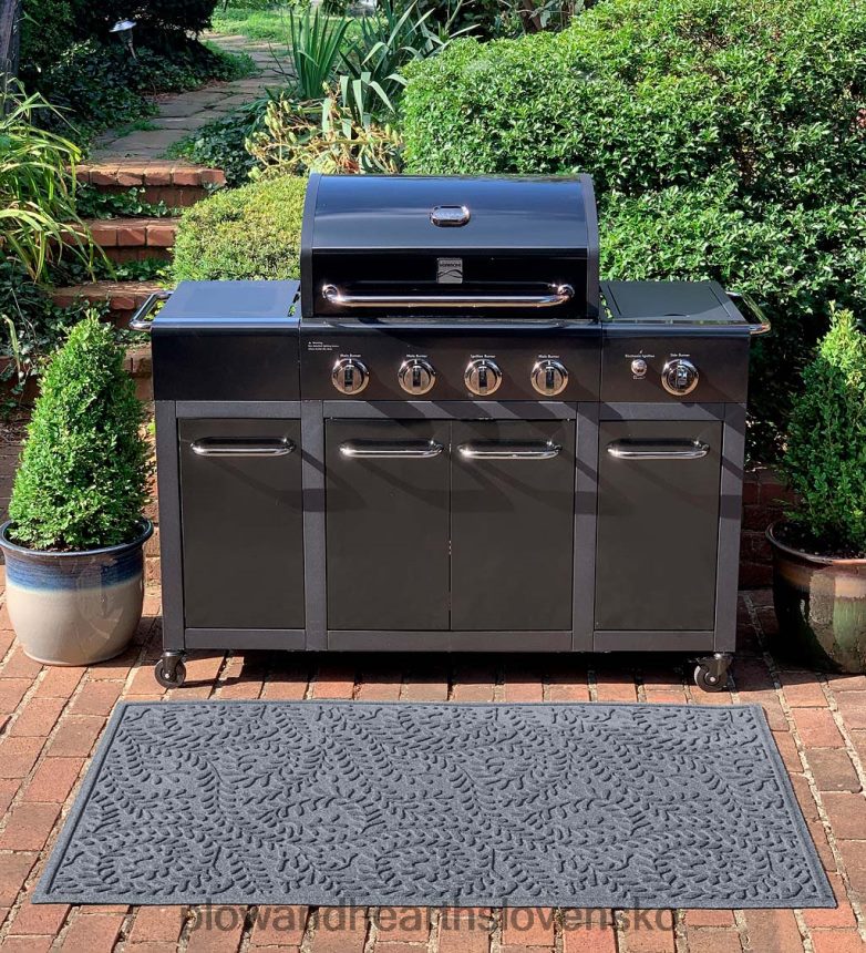 Plow & Hearth podložka na gril z buxusu vodná - bordó 6P208P1069 dvor a záhrada