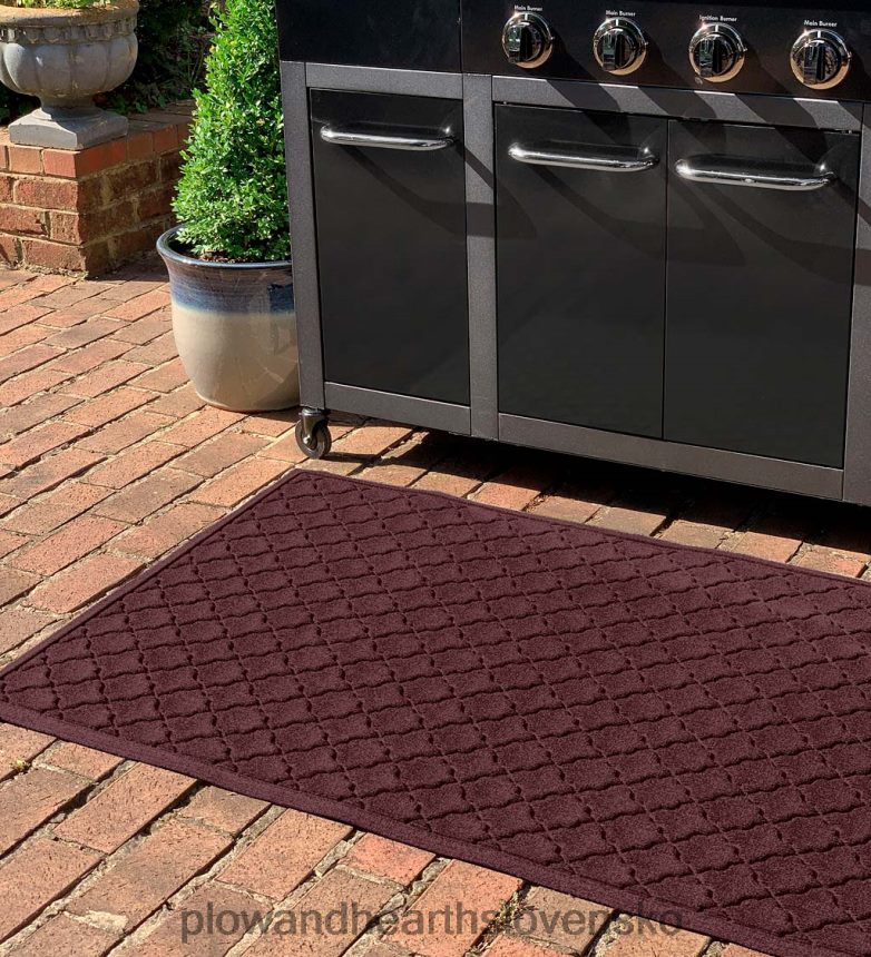 Plow & Hearth podložka pod gril vodnica cordova - bordó 6P208P1061 dvor a záhrada