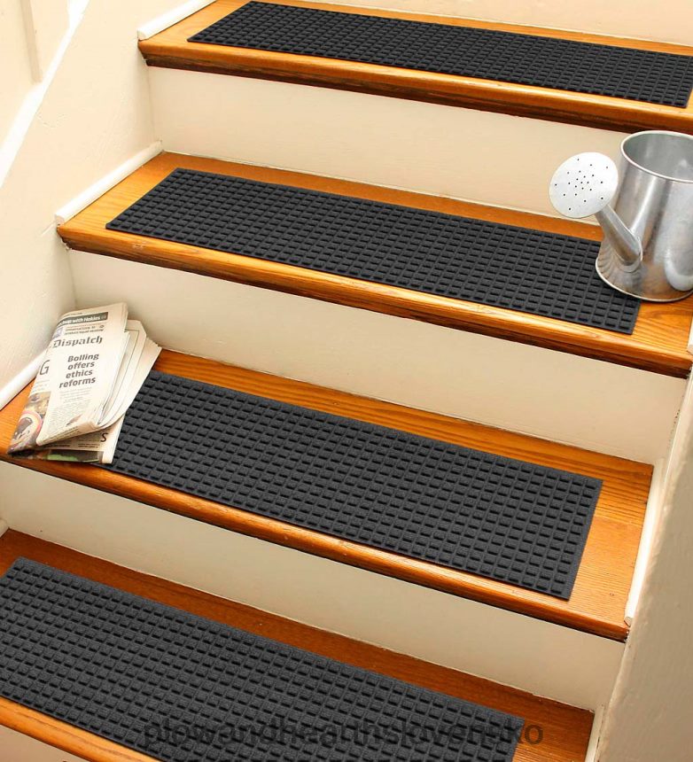 Plow & Hearth vaflové stupne schodov - sivá 6P208P1042 dvor a záhrada