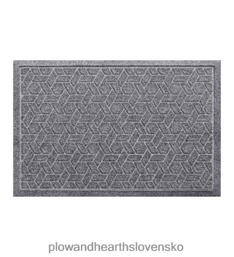 Plow & Hearth waterhog prateľná v práčke trstinová rohožka - žula 6P208P1064 dvor a záhrada