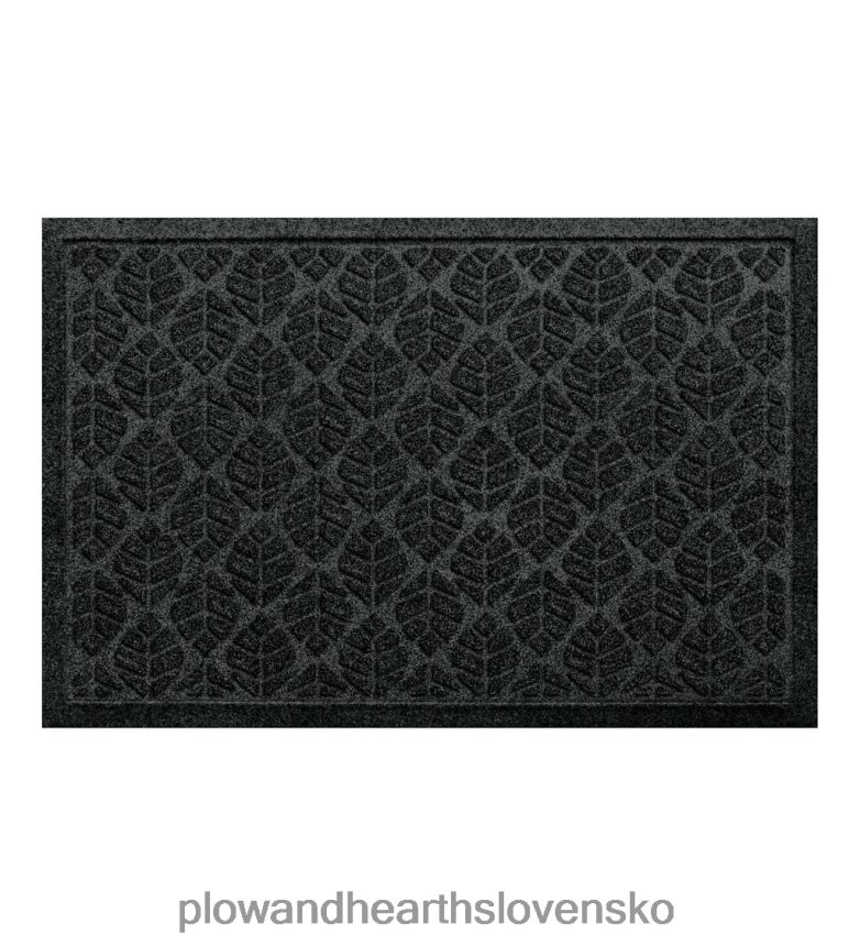 Plow & Hearth waterhog umývateľná listová rohožka - uhlie 6P208P1020 dvor a záhrada