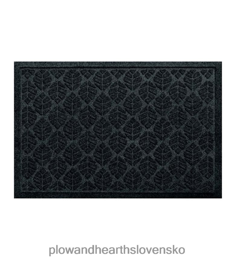 Plow & Hearth waterhog umývateľná listová rohožka - uhlie 6P208P1020 dvor a záhrada