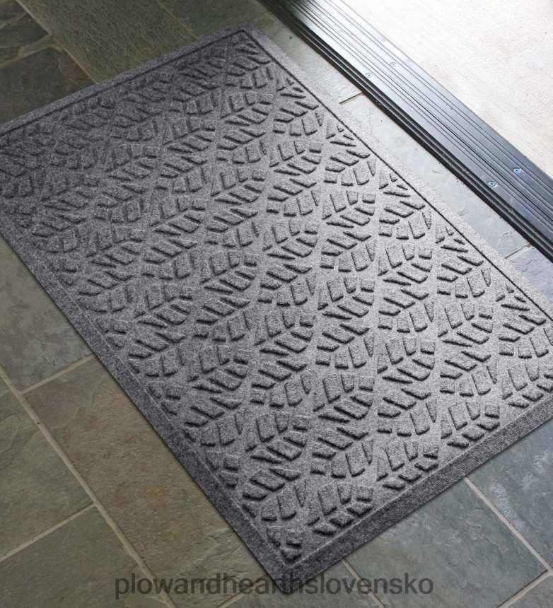 Plow & Hearth waterhog umývateľná listová rohožka - uhlie 6P208P1020 dvor a záhrada