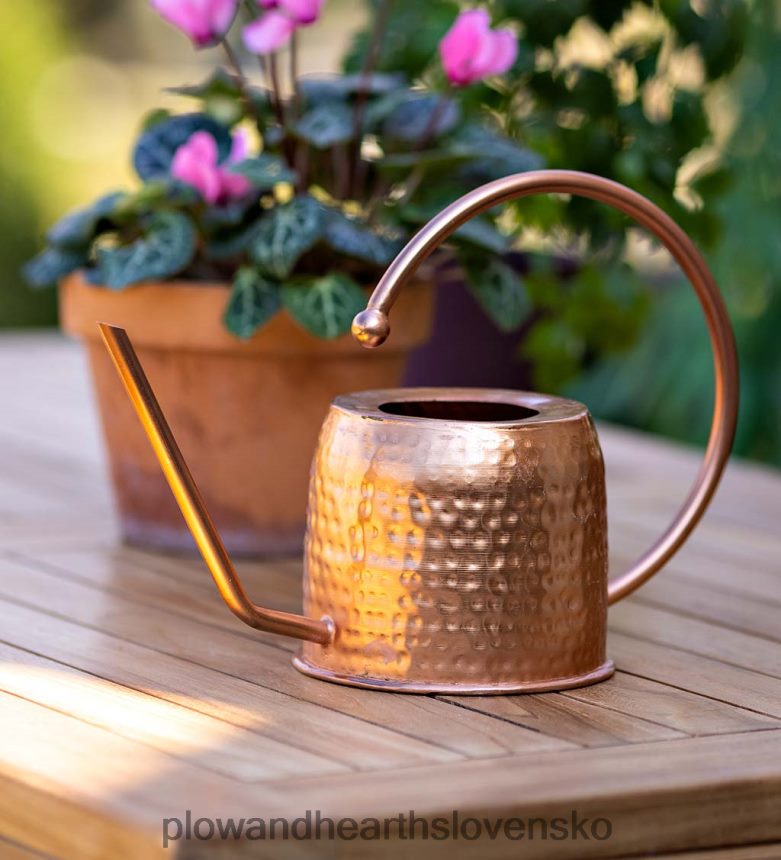 Plow & Hearth krátka medená kanva 6P208P986 dvor a záhrada