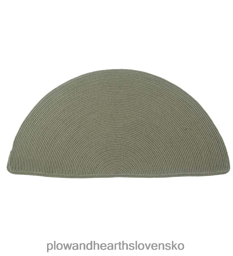 Plow & Hearth modrý hrebeň polguľatý vlnený pletený koberec, 2' x 4' - mach 6P208P1896 koberčeky a rohožky