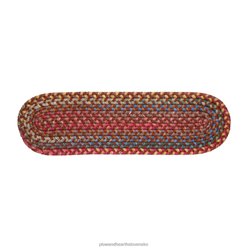 Plow & Hearth afton mountain vnútorný/vonkajší polypropylénový pletený schodový nášľap - jaspis 6P208P1912 koberčeky a rohožky