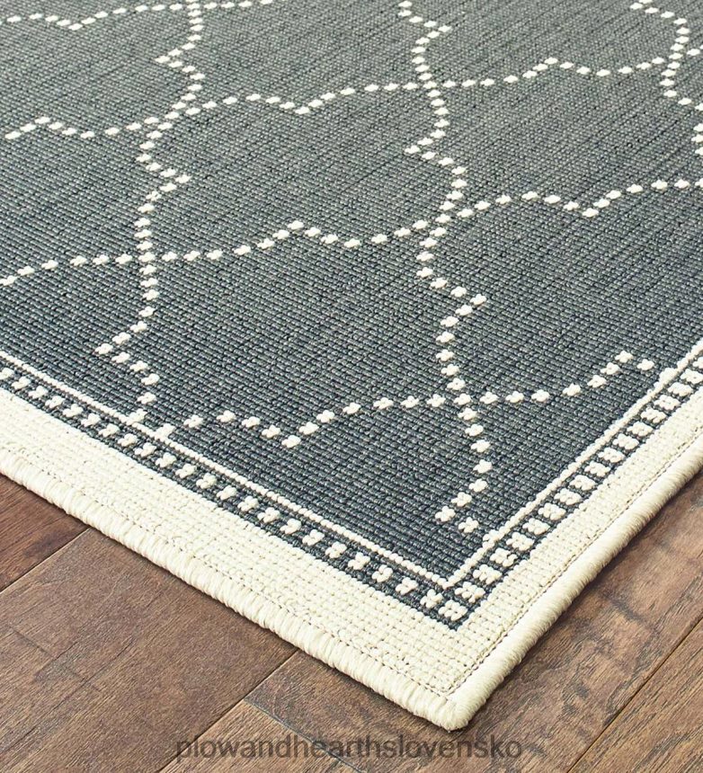 Plow & Hearth Marston štvorlístkový polypropylénový koberec 6P208P1892 koberčeky a rohožky