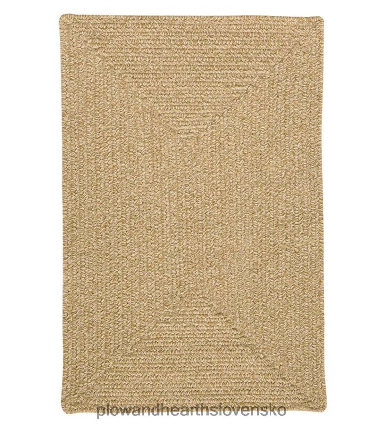 Plow & Hearth Obdĺžnikový pletený koberec zo zmesi vlny bear creek 6P208P1777 koberčeky a rohožky