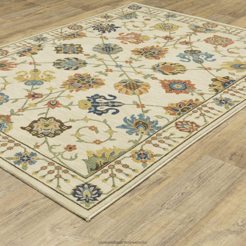 Plow & Hearth Polypropylénový koberec clover hill gems 6P208P1864 koberčeky a rohožky