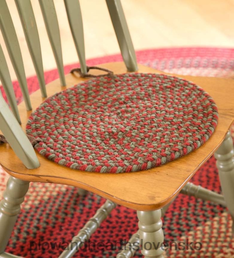 Plow & Hearth Vlnený pletený koberec Virginia vyrobený v USA 6P208P1778 koberčeky a rohožky