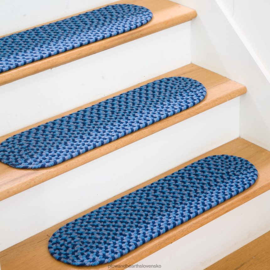 Plow & Hearth Vlnený pletený koberec Virginia vyrobený v USA 6P208P1778 koberčeky a rohožky