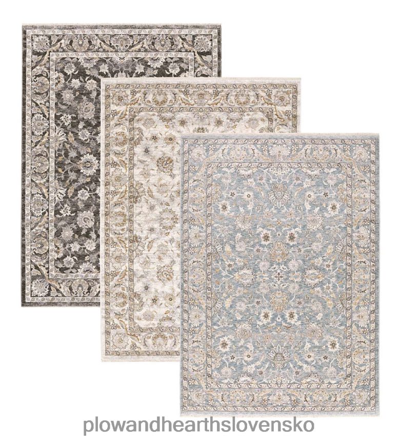 Plow & Hearth bordový polyesterový koberec wakefield 6P208P1858 koberčeky a rohožky