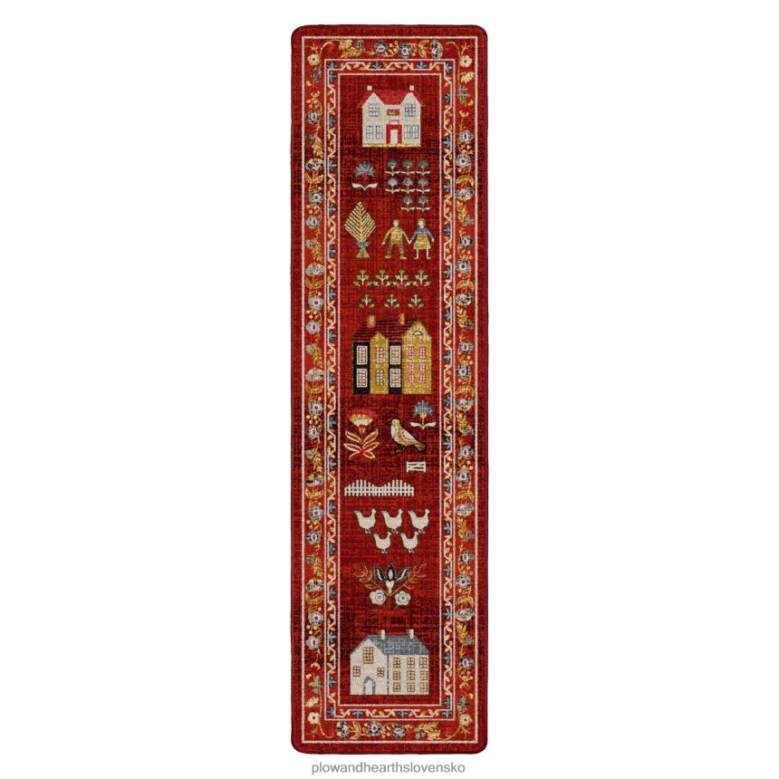 Plow & Hearth grafton ľudové umenie endurastran koberec 6P208P1760 koberčeky a rohožky